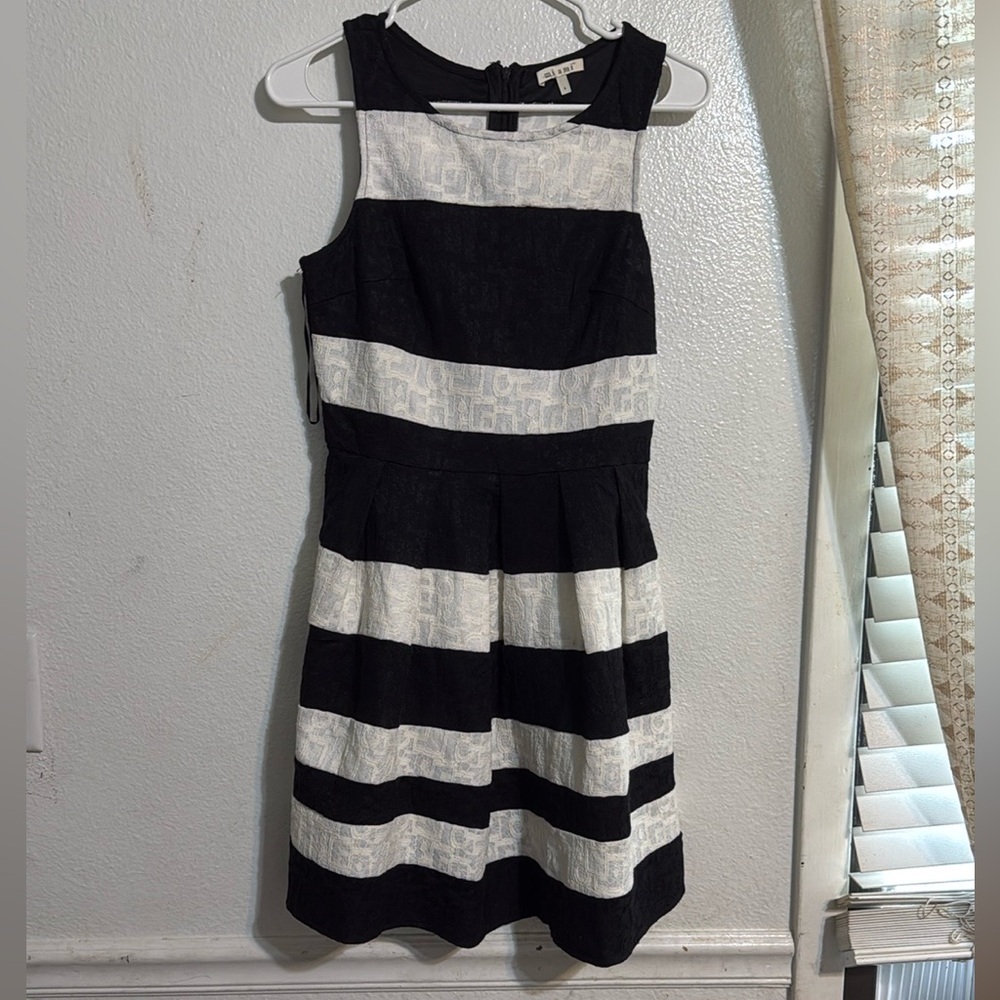 Miami Women's Mini Dress in Black and White